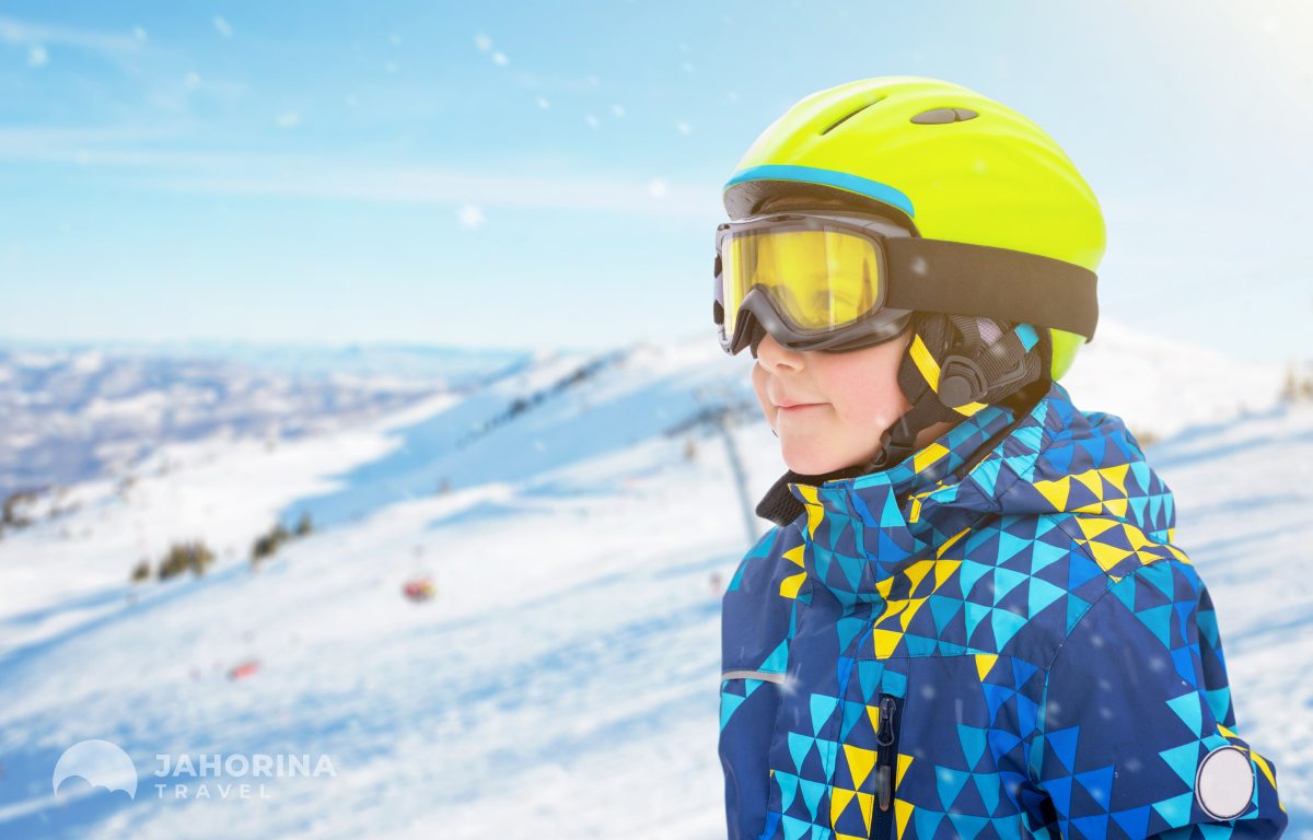 Boy skier on Jahorina