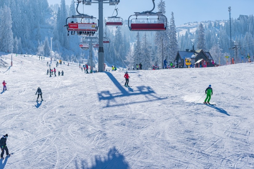 Jahorina: The artificial snow system enabled skiing despite low precipitation